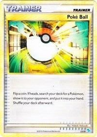 Poke Ball (Gyarados) (23/30) [HGSS Trainer Kit Gyarados and Raichu]