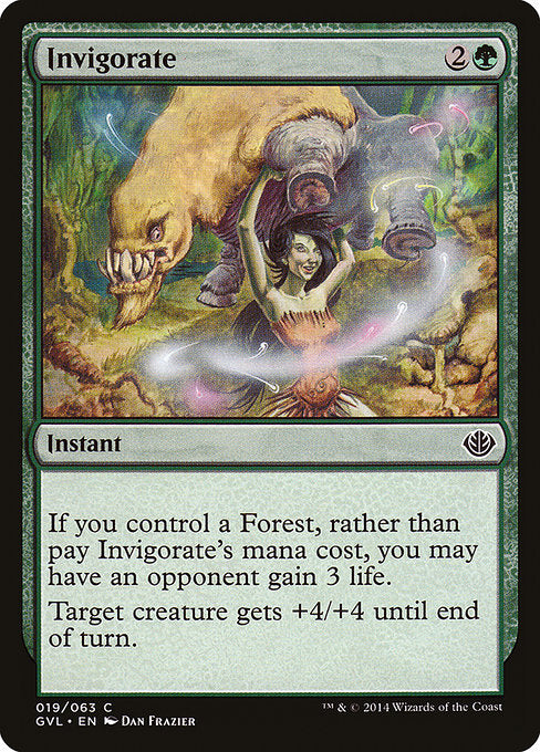 Invigorate (19) [Duel Decks Anthology: Garruk vs. Liliana]