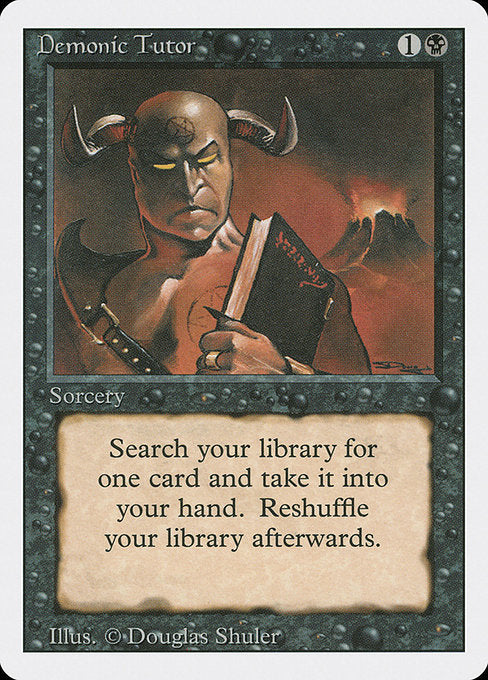 Demonic Tutor (105) [Revised Edition]