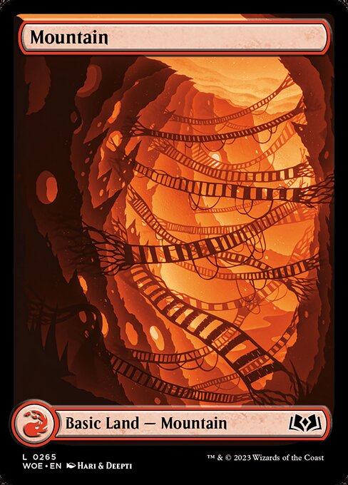 Mountain (265) [Wilds of Eldraine] [Full Art]