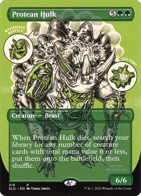 Protean Hulk (319) [Secret Lair Drop] [Borderless]