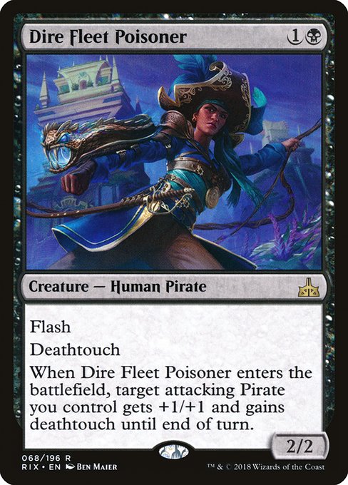 Dire Fleet Poisoner (68) [Rivals of Ixalan]
