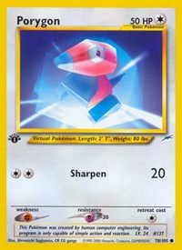Porygon (078/105) [Neo Destiny (Unlimited)]