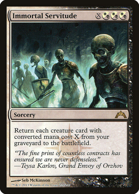 Immortal Servitude (220) [Gatecrash]