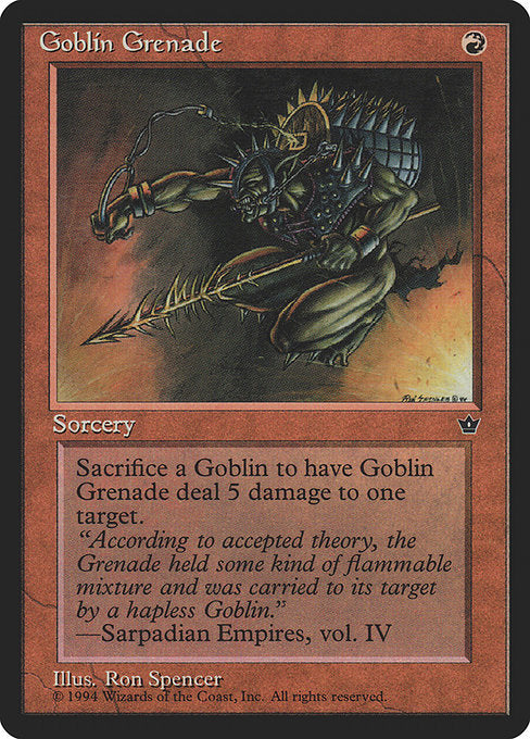 Goblin Grenade (56a) [Fallen Empires]