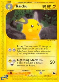 Raichu (27) (027/144) [Skyridge]