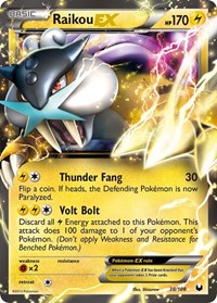 Raikou EX (38/108) [Dark Explorers]