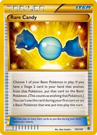 Rare Candy (105 Secret Rare) (105/101) [Plasma Blast]