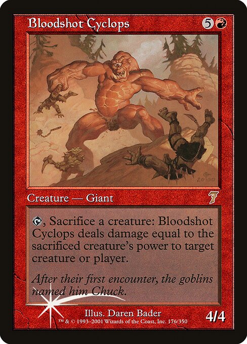 Bloodshot Cyclops (176★) [Seventh Edition]
