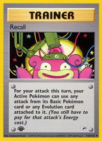 Recall (116/132) [Gym Heroes (Unlimited)]
