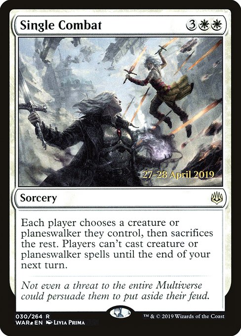 Single Combat (30s) [War of the Spark Promos]