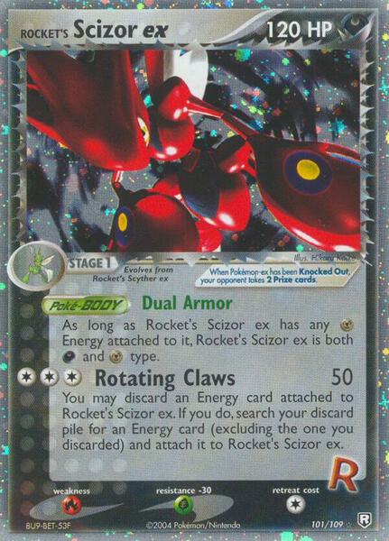 Rocket's Scizor ex (101/109) [Team Rocket Returns]