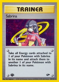 Sabrina (20) (020/132) [Gym Challenge (Unlimited)]