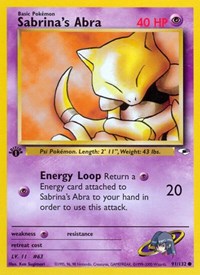 Sabrina's Abra (091/132) [Gym Heroes (Unlimited)]