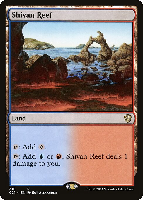 Shivan Reef (316) [Commander 2021]