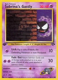 Sabrina's Gastly (96) (096/132) [Gym Challenge (Unlimited)]