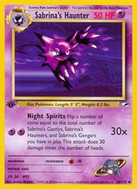 Sabrina's Haunter (058/132) [Gym Heroes]