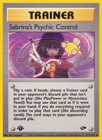 Sabrina's Psychic Control (121/132) [Gym Challenge (Unlimited)]