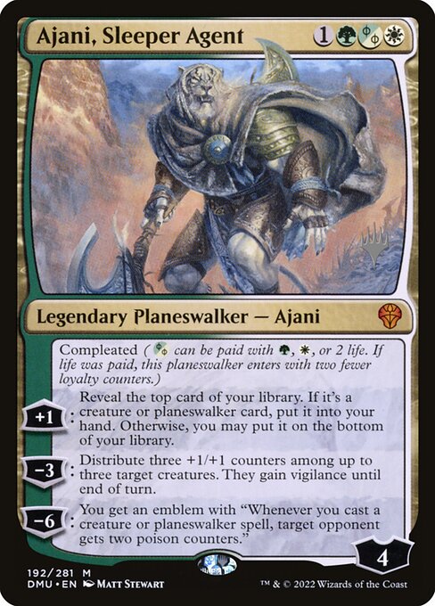 Ajani, Sleeper Agent (192p) [Dominaria United Promos]