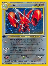 Scizor (10) (10/75) [Neo Discovery (Unlimited)]