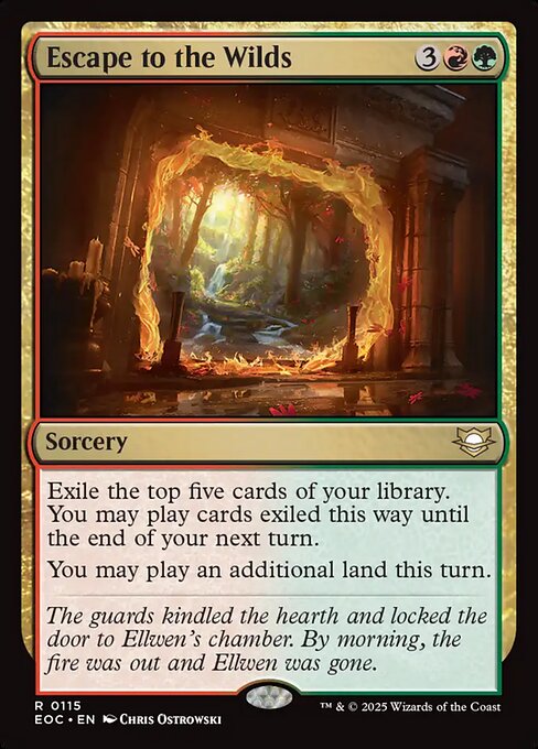 Escape to the Wilds (115) [Edge of Eternities Commander]