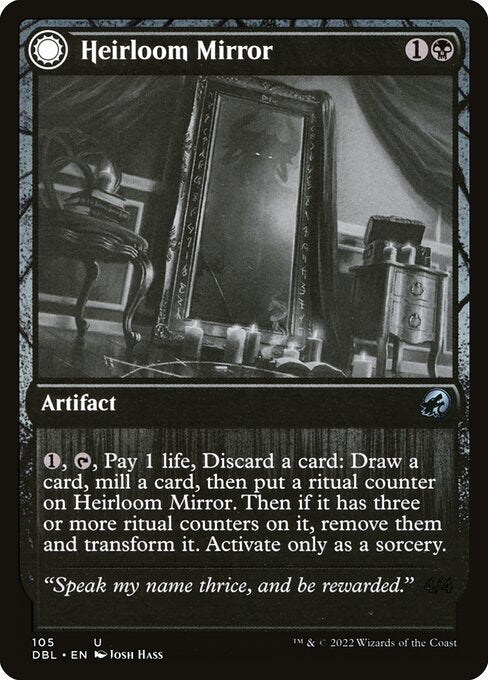 Heirloom Mirror // Inherited Fiend (105) [Innistrad: Double Feature]
