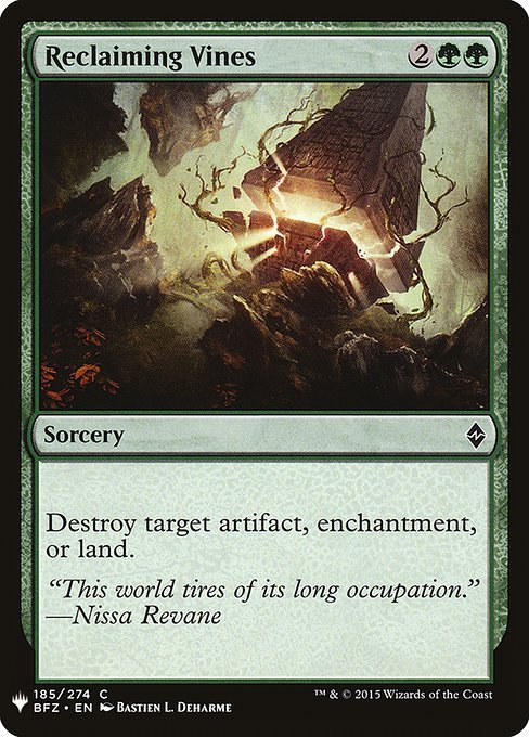 Reclaiming Vines (BFZ-185) [The List]