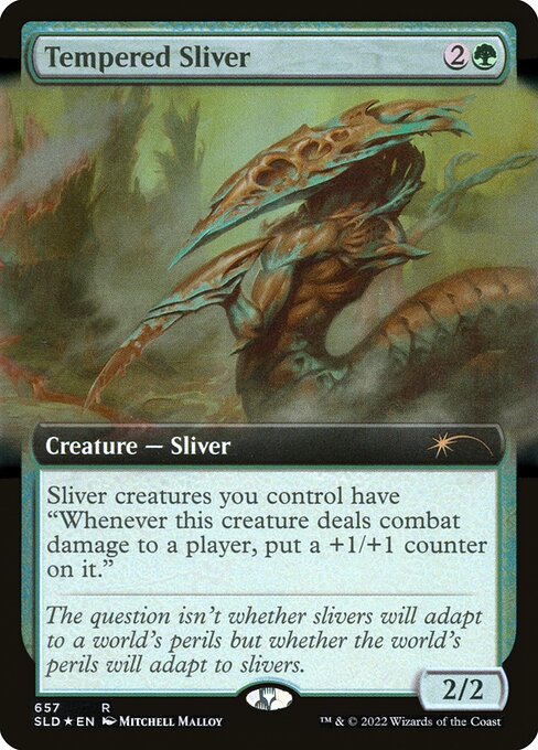 Tempered Sliver (657) [Secret Lair Drop] [Extended Art]