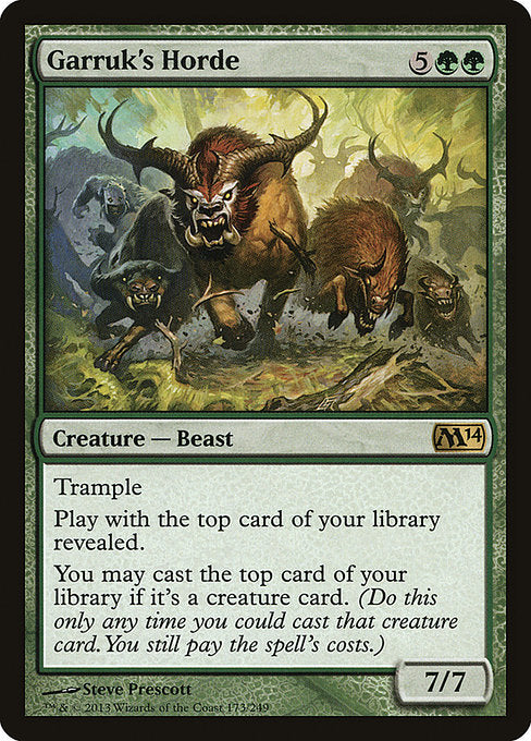 Garruk's Horde (173) [Magic 2014]