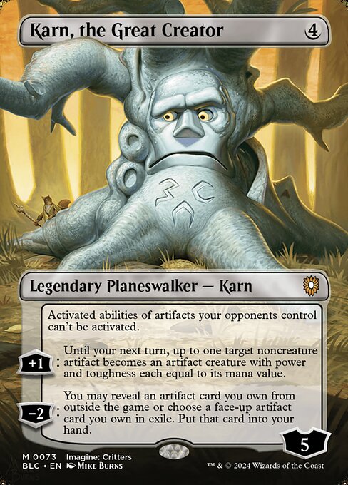 Karn, the Great Creator (73) [Bloomburrow Commander]