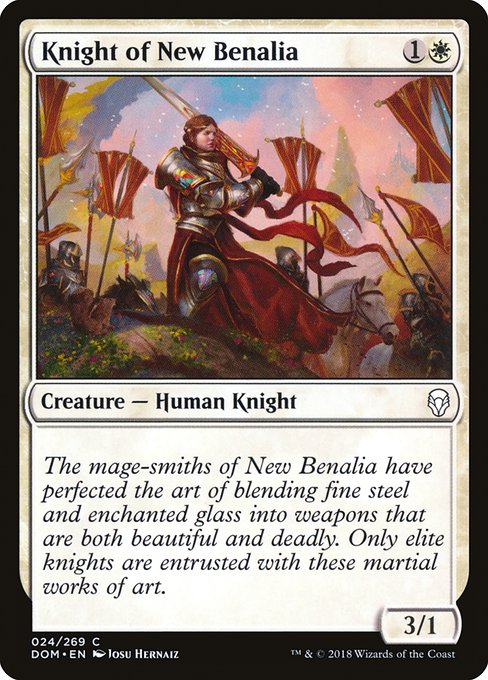 Knight of New Benalia (24) [Dominaria]