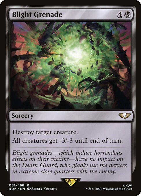 Blight Grenade (31) [Warhammer 40,000 Commander]