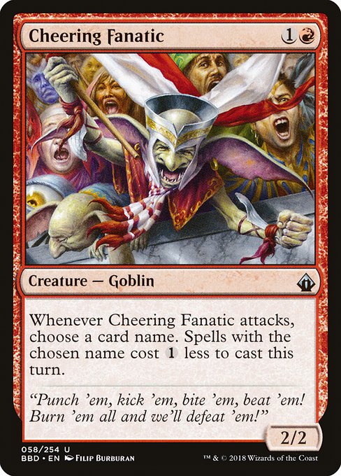 Cheering Fanatic (58) [Battlebond]