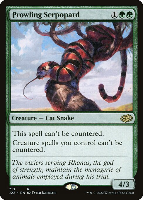 Prowling Serpopard (713) [Jumpstart 2022]