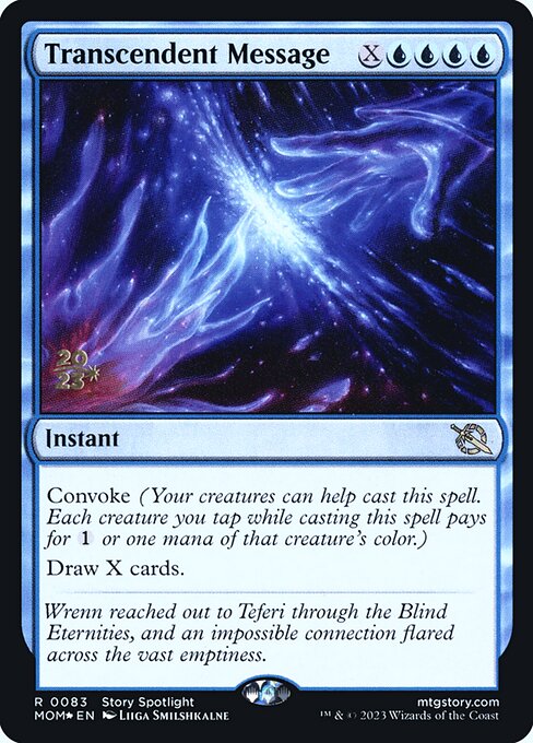 Transcendent Message (83s) [March of the Machine Promos]