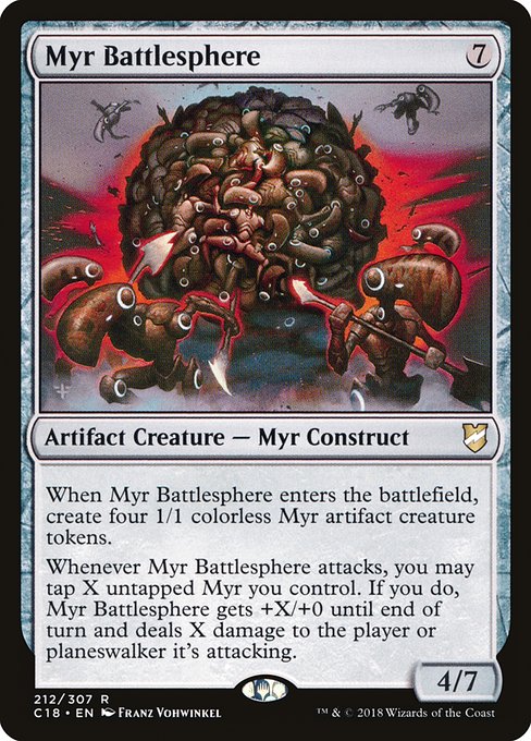 Myr Battlesphere (212) [Commander 2018]