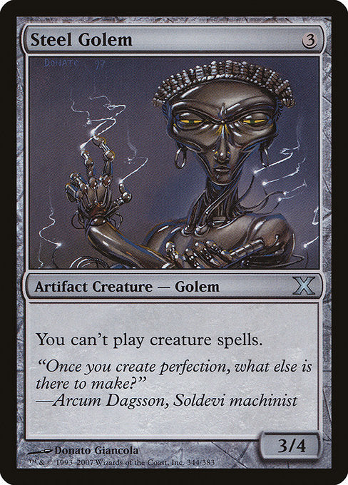 Steel Golem (344) [Tenth Edition]