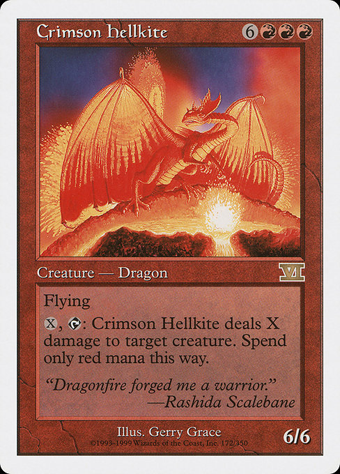 Crimson Hellkite (172) [Classic Sixth Edition]