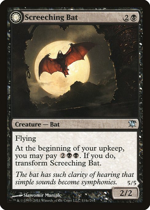 Screeching Bat // Stalking Vampire (114) [Innistrad]