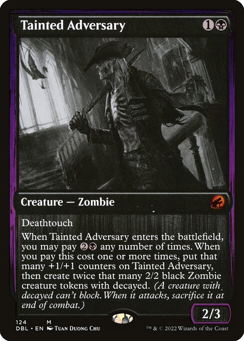 Tainted Adversary (124) [Innistrad: Double Feature]