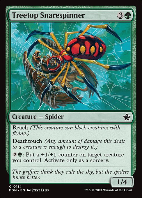 Treetop Snarespinner (114) [Foundations]