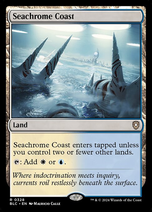 Seachrome Coast (328) [Bloomburrow Commander]