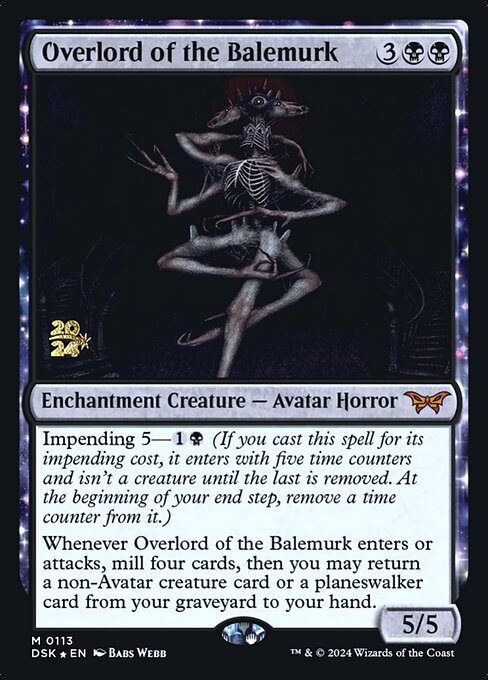 Overlord of the Balemurk (113s) [Duskmourn: House of Horror Promos]