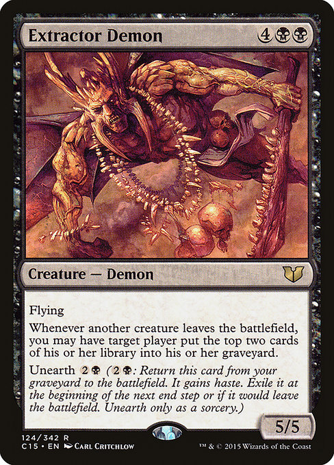 Extractor Demon (124) [Commander 2015]