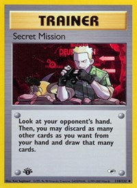 Secret Mission (118/132) [Gym Heroes (Unlimited)]
