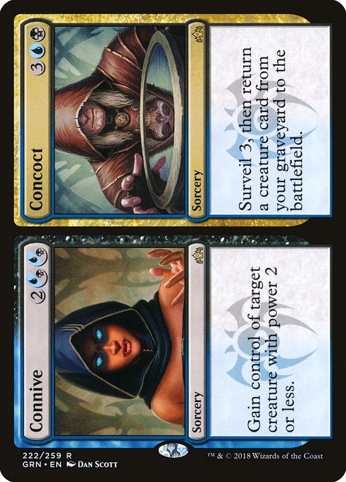 Connive // Concoct (222) [Guilds of Ravnica]