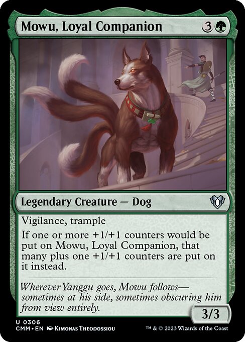 Mowu, Loyal Companion (306) [Commander Masters]