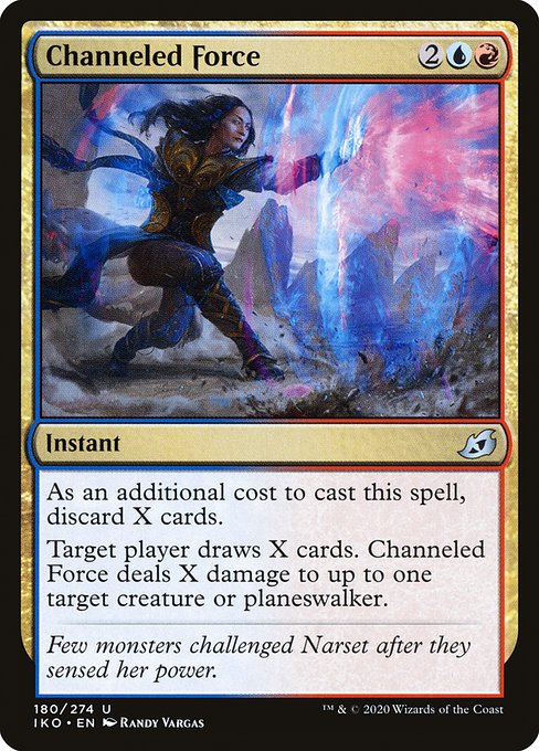 Channeled Force (180) [Ikoria: Lair of Behemoths]