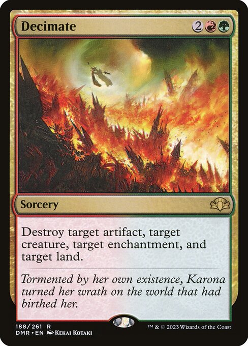Decimate (188) [Dominaria Remastered]