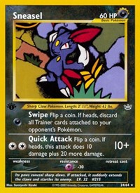 Sneasel (24/64) [Neo Revelation (Unlimited)]